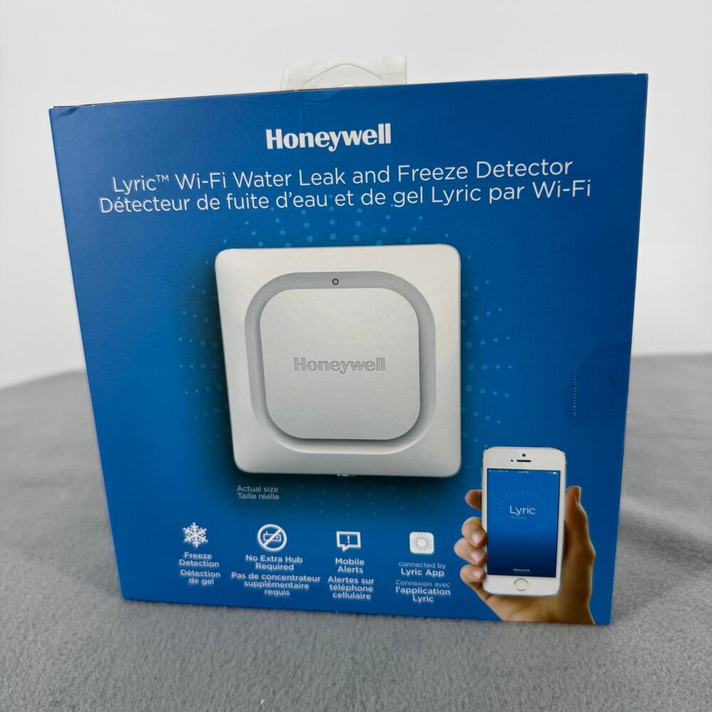 Honeywell Lyric WiFi Water Leak Freeze Detector‎ RCHW3610WF1006 New Open Box